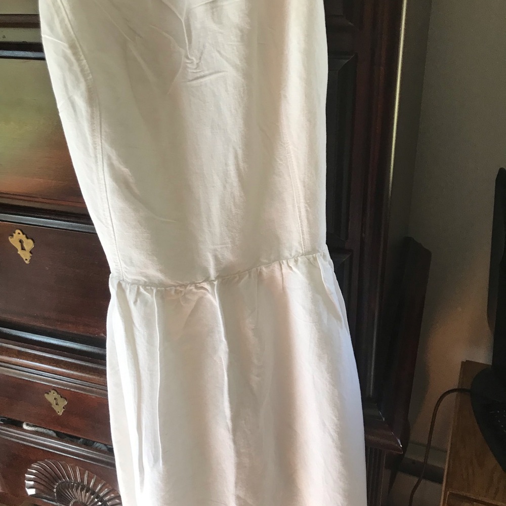 Abercrombie & Fitch White Midi Dress